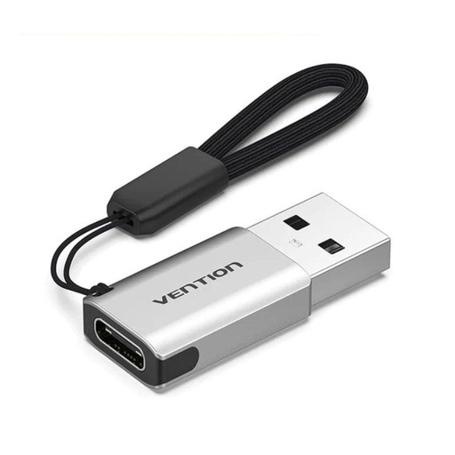 [40704] ADAPTADOR 3.0 USB-C/H A USB-A/H NEGRO VENTION