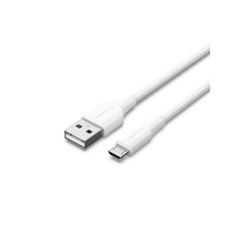 [40700] CABLE USB 2.0 A MICRO USB 1 M BLANCO VENTION