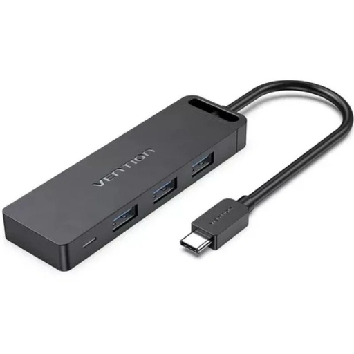 [40626] HUB 5 PUERTOS USB 3.0 3xUSB 1xMICRO USB PD 1xUSB-C GRIS VENTION