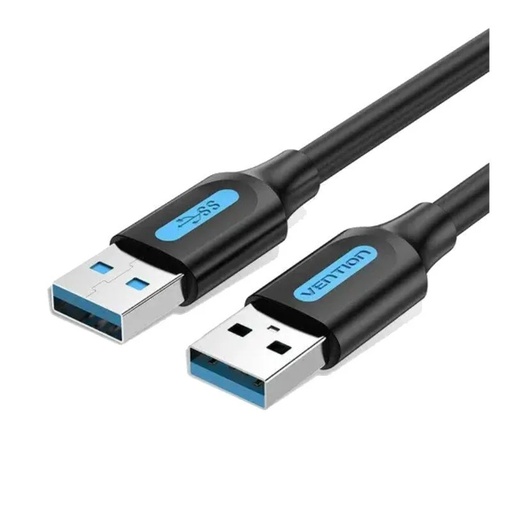 [40621] CABLE USB-A A USB-A M-M 1 M NEGRO VENTION