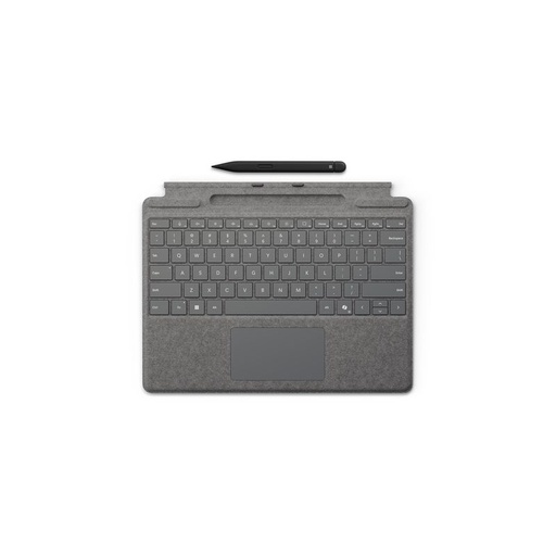 [40556] MICROSOFT SURFACE PRO 8/9/10/COPILOT+ TYPE COVER SIGNATURE PLATA + SLIM PEN 2