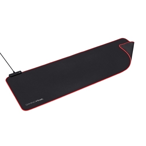 [40516] ALFOMBRILLA RGB XXL GXT 764 GLIDE-FLEX NEGRO TRUST