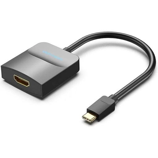 [40383] ADAPTADOR USB-C/M A HDMI/H NEGRO VENTION