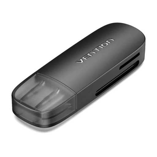 [40371] LECTOR TARJETAS EXTERNO USB 3.0 NEGRO VENTION