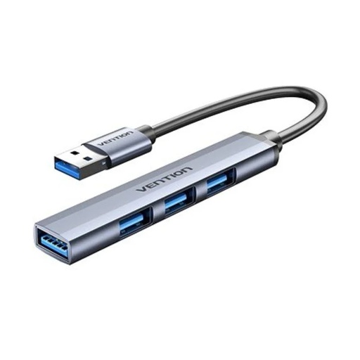 [40360] HUB 4 PUERTOS USB 3.0 4xUSB 0.15 M GRIS VENTION
