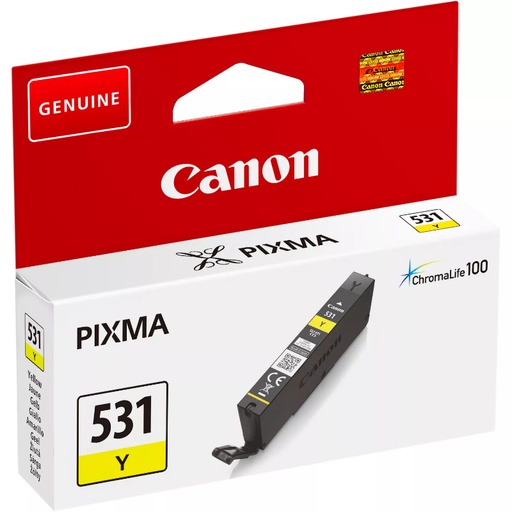 [40332] CARTUCHO TINTA AMARILLO CANON CLI-531Y