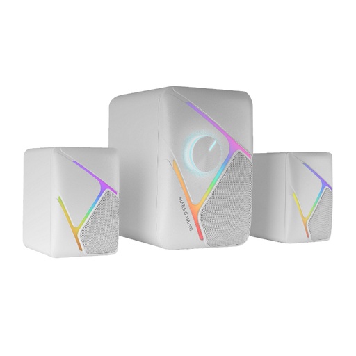 [40274] ALTAVOCES BLUETOOTH MS-H21 RGB BLANCO MARS GAMING