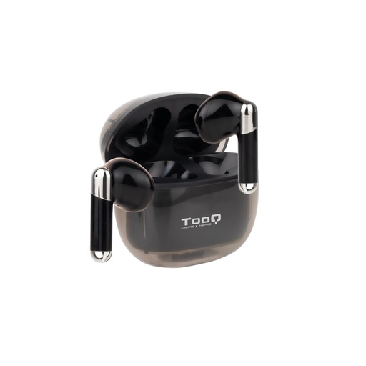 [40050] AURICULAR BLUETOOTH + MICROFONO CON ESTUCHE DE CARGA ONYX NEGRO TOOQ