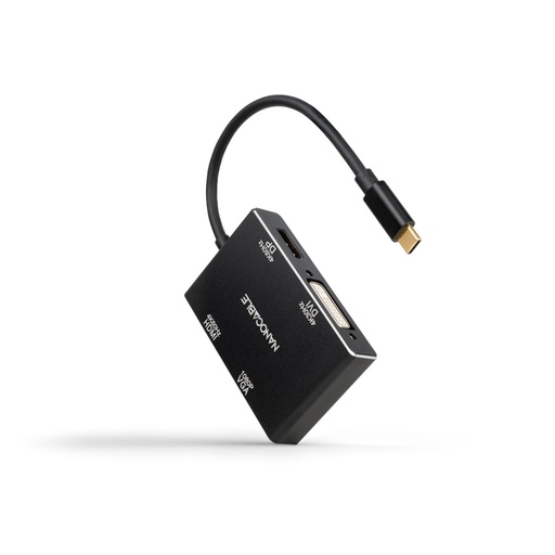[40026] CONVERSOR USB-C A HDMI/H-DVI/H-DP/H-VGA/H 10CM NANOCABLE