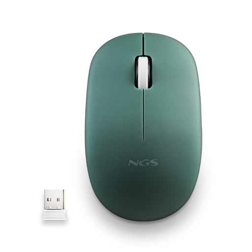 [39982] RATON NOTEBOOK OPTICO WIRELESS FOG PRO VERDE NGS