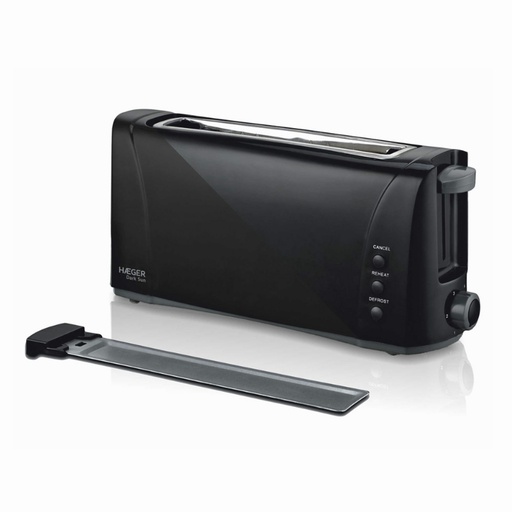 [39917] TOSTADOR DARK SUN MULTIFUNCION 1.000W NEGRO HAEGER