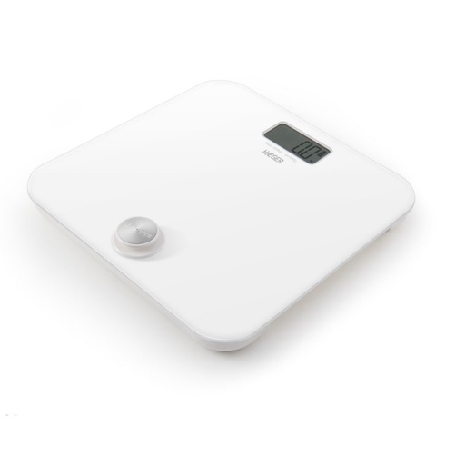 [39888] BASCULA DE BAÑO U-POWER ELECTRONICA CON TECNOLOGIA "STAIN GAUGE" BLANCO HAEGER