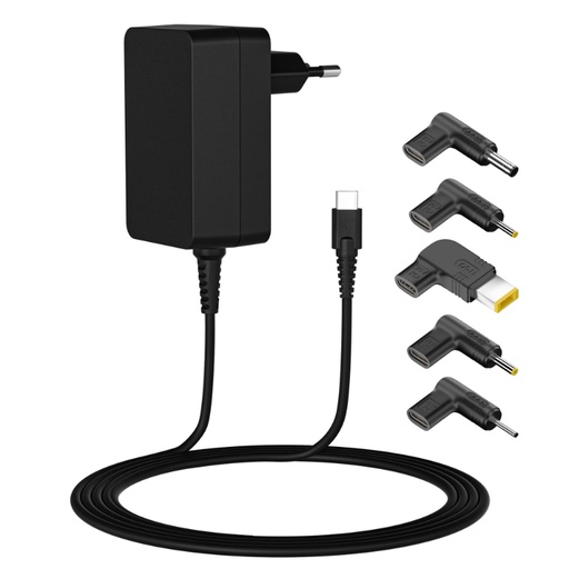 [39864] AC ADAPTER NOTEBOOK TYPE-C 45W AUT. LEOTEC