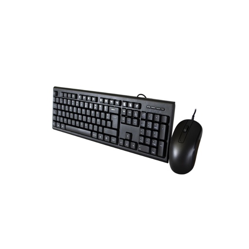 [39633] TECLADO + RATON WIRED PC-CASE
