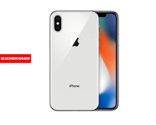 [39419] APPLE iPHONE X 256GB SILVER REACONDICIONADO GRADO B