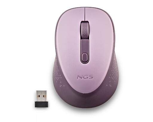 [39390] RATON OPTICO WIRELESS DEW MORADO NGS