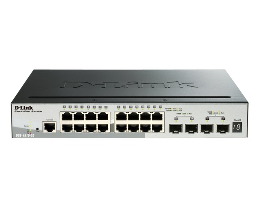 [38979] D-LINK SWITCH 20 PUERTOS 10/100/1Gbit w/2 10G SFP + 2 SFP