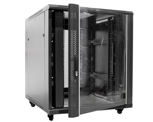[38778] ARMARIO DE SUELO RACK 19´´ 18U 800x1000 PUERTA DE CRISTAL