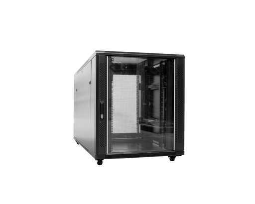 [38774] ARMARIO DE SUELO RACK 19´´ 18U 600x1000 PUERTA DE CRISTAL