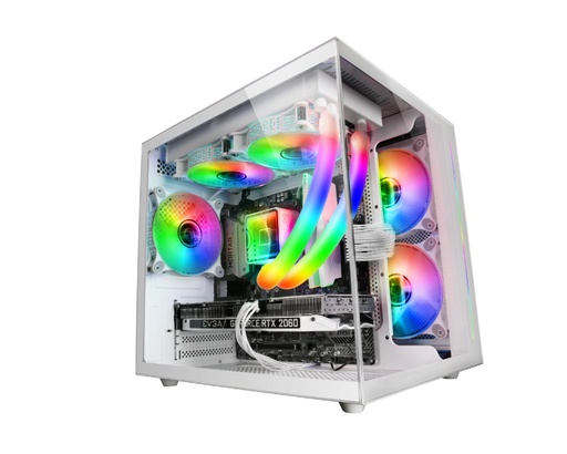 [38492] CAJA MICROATX MCVIEW BLANCO MARS GAMING
