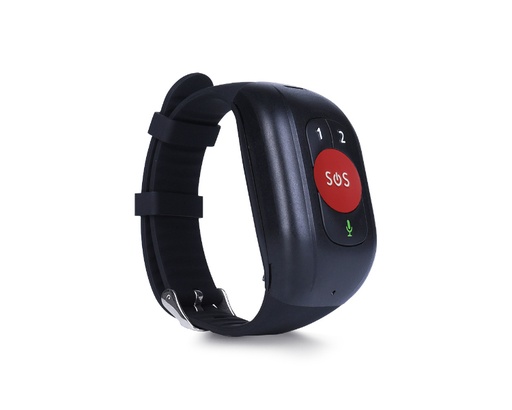 [38367] PULSERA PARA ANCIANOS CON SOS 4G GPS LOCALIZADOR ROJO LEOTEC