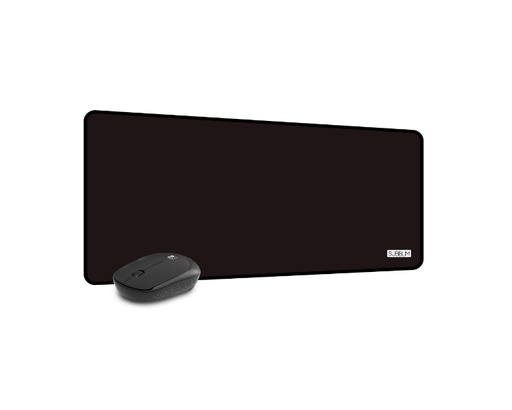 [38345] ALFOMBRILLA + RATON HARMONY XL NEGRO SUBBLIM