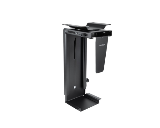 [38121] SOPORTE METALICO CPU PARA ESCRITORIO/PARED NEGRO TOOQ