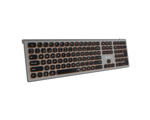 [37764] TECLADO WIRELESS MASTER RGB EXTENDIDO GRIS/NEGRO SUBBLIM