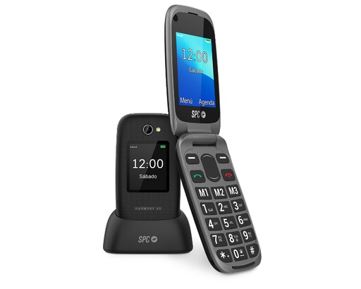 [37761] SPC TELEFONO MOVIL HARMONY 4G SENIOR BLACK