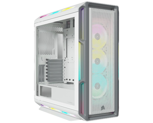 [37637] CAJA SEMITORRE ATX ICUE 5000T RGB TG WHITE CORSAIR
