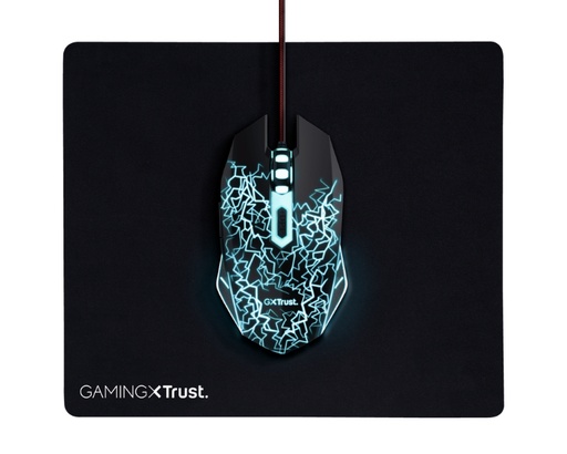[37507] KIT GAMING BASIC RATON + ALFOMBRILLA TRUST