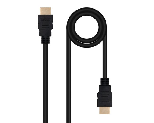 [37281] CABLE HDMI V2.0 4k 0.5M NEGRO NANOCABLE