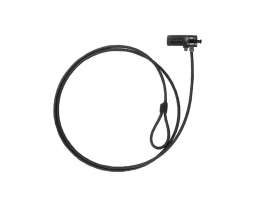 [37275] CABLE LOCK DE SEGURIDAD CON COMBINACION PARA PORTATILES 1.5M GRIS TOOQ