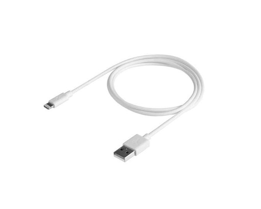 [37227] CABLE ESSENTIAL USB-A A LIGHTNING 1M BLANCO XTORM