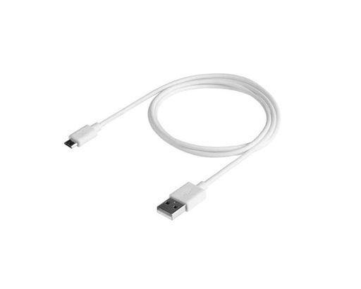 [37226] CABLE ESSENTIAL USB-A A MICROUSB 1M BLANCO XTORM