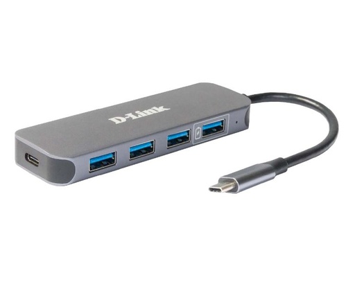 [37083] D-LINK DOCKING STATION USB-C 5 EN 1 CON SUMINISTRO ELECTRICO