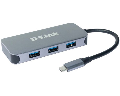 [37079] D-LINK DOCKING STATION USB-C 6 EN 1 CON HDMI/ETHERNET/SUMINISTRO ELECTRICO