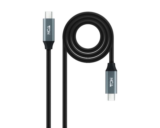 [37021] CABLE USB 3.2 GEN2x2 20Gbps 5A 100W USB-C/M USB-C/M 2 M NEGRO NANOCABLE