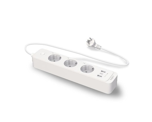 [36766] TP-LINK REGLETA 3 ENCHUFES INTELIGENTE WIFI + USB TAPO P300