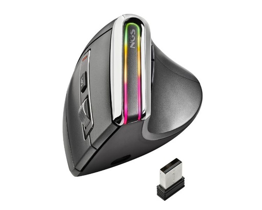 [36765] RATON EVO KARMA WIRELESS NEGRO RGB NGS