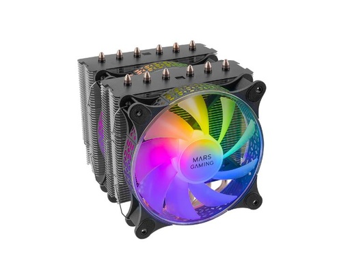 [36672] VENTILADOR UNIVERSAL A-RGB MCPU-XT NEGRO MARS GAMING