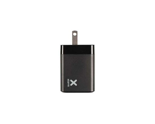[36550] CARGADOR USB DE VIAJE/PARED TYPE-C/USB 3.0 NEGRO XTORM