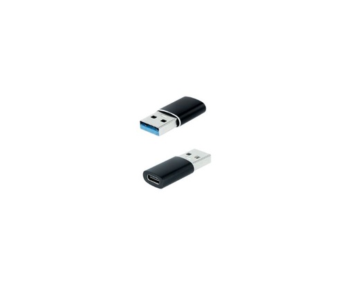[36483] ADAPTADOR USB-A 3.1 A USB-C USB-A/M-USB-C/H NEGRO NANOCABLE