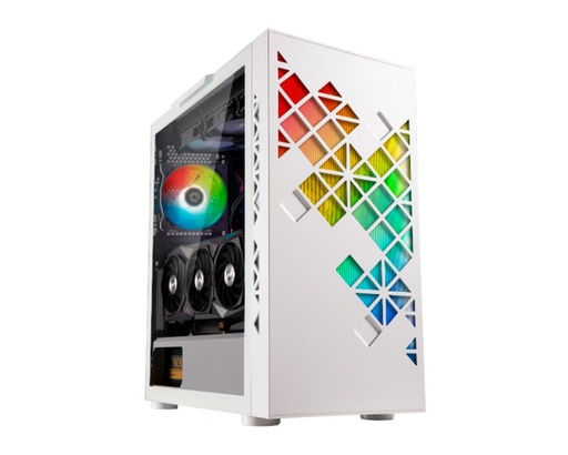 [36357] CAJA SEMITORRE ATX TRACERY A-RGB WHITE BITFENIX