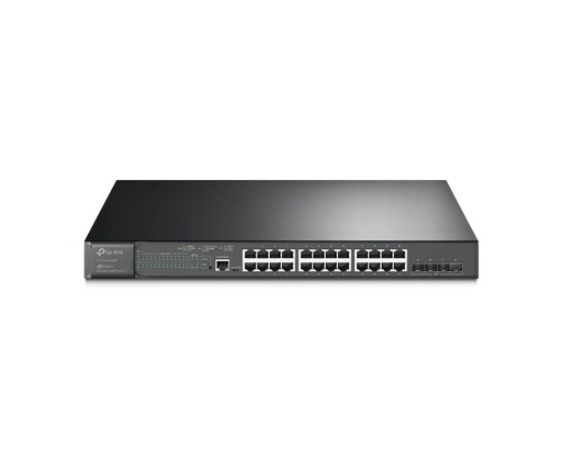 [36079] TP-LINK JETSTREAM SWITCH 24 PORT Gbit RACK PoE+ 4 SFP+ 10G