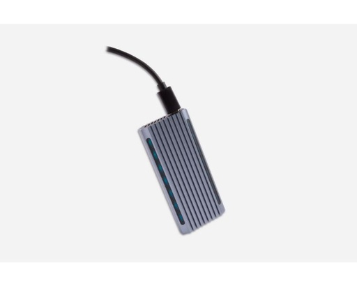 [35970] CAJA EXTERNA SSD M.2 NVMe RGB USB3.1 PLATA DEEPGAMING