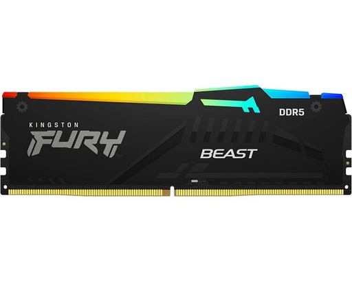 [35952] DDR5 32 GB 5600 Mhz. FURY BEAST RGB KINGSTON