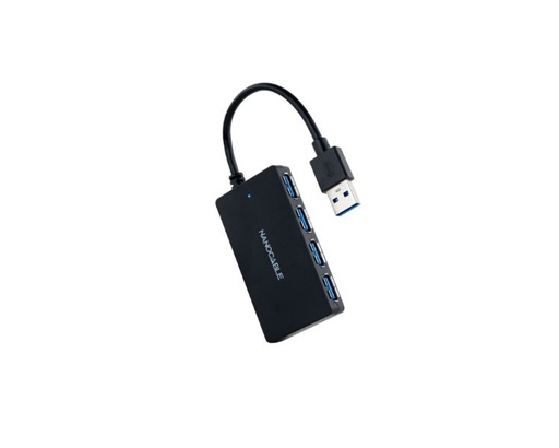 [35678] HUB 4 PUERTOS USB 3.0 15 CM NANOCABLE