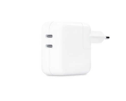 [35602] APPLE CARGADOR PARED DOBLE 35W TYPE-C MNWP3AA