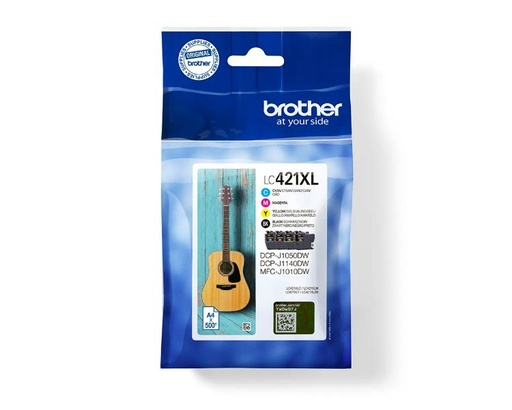 [35550] MULTIPACK 4 CARTUCHOS TINTA LC421 XL BK/C/M/Y BROTHER